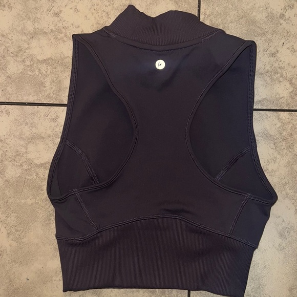 90 Degree by Reflex Women's Purple Crop-top - Picture 2 of 3